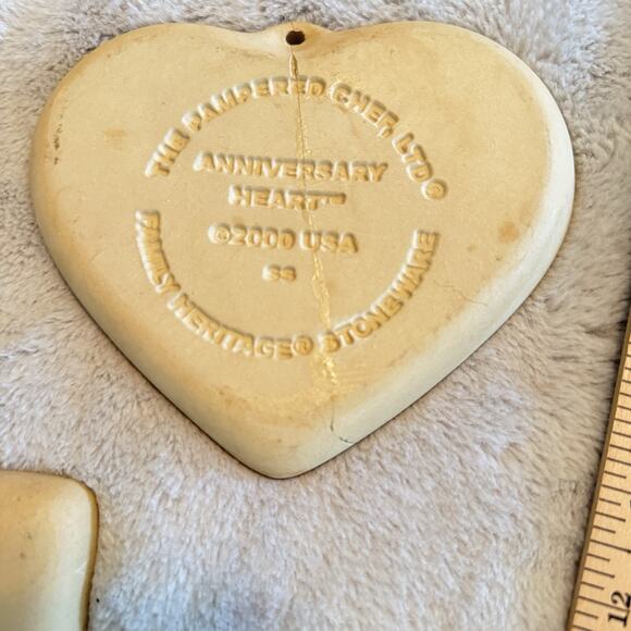 Lot Brown Bag Cookie Art Mold Homemade Bread & Pampered Chef Heart Baking Stone - Picture 6 of 8